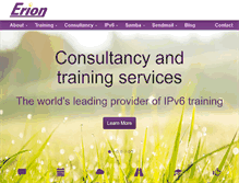 Tablet Screenshot of erion.co.uk